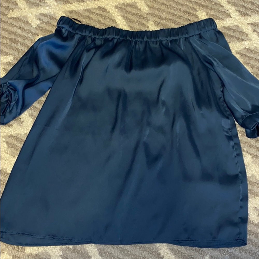 silky off shoulder top